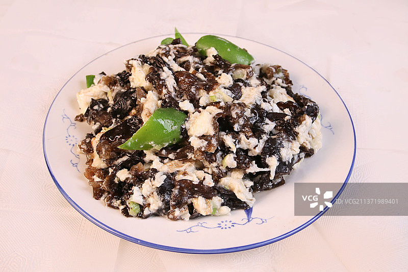中餐美食-小炒木耳图片素材