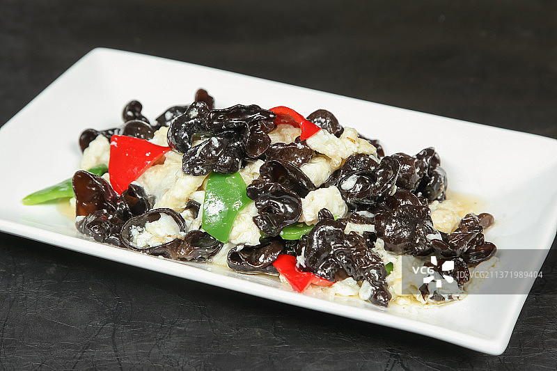 中餐美食-小炒木耳图片素材