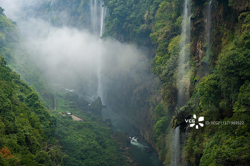 贵州兴义马岭河峡谷图片素材