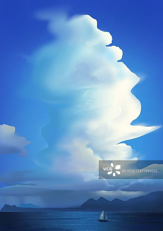 海天相连图片素材