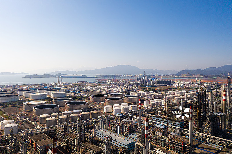 广东惠州大亚湾石化中心图片素材