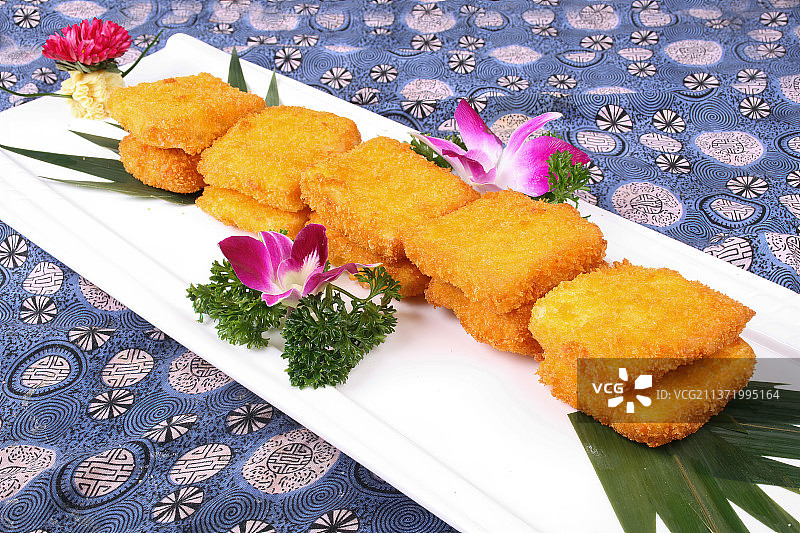 中餐美食-香炸臭豆腐图片素材