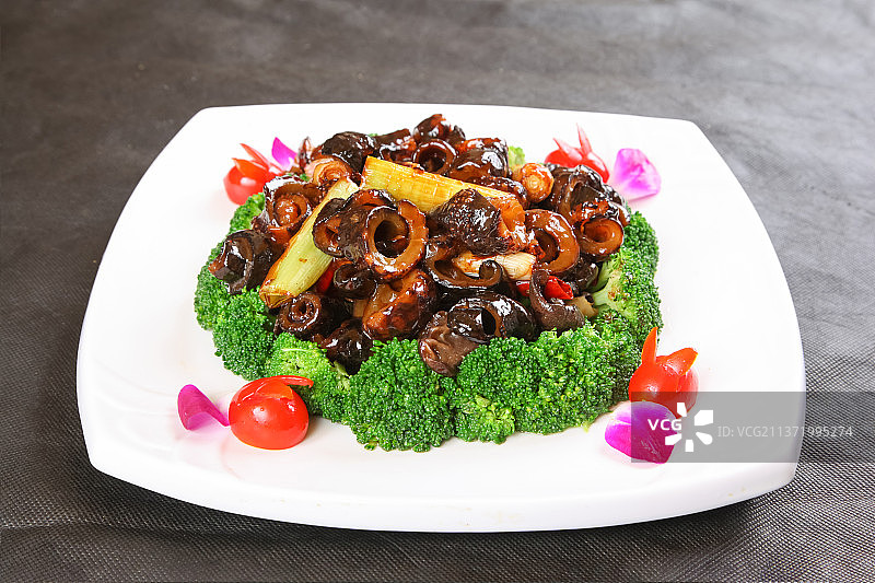 中餐美食-葱烧海参图片素材