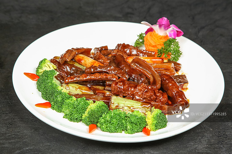 中餐美食-葱烧海参图片素材