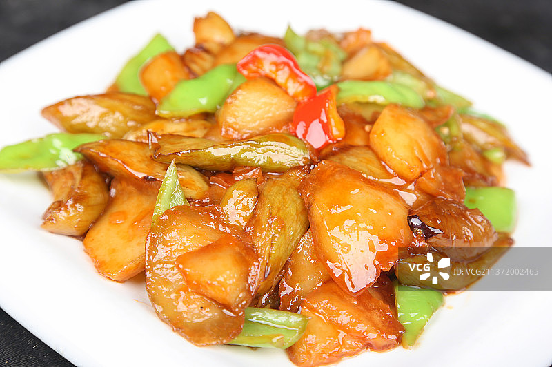 中餐美食-地三鲜图片素材