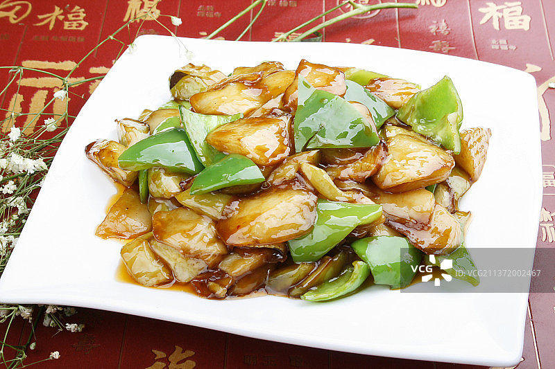 中餐美食-地三鲜图片素材