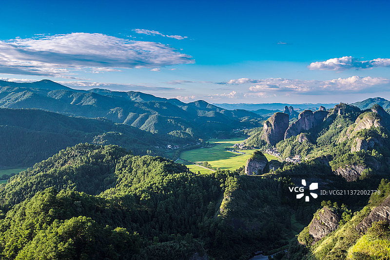 山水田园崀山图片素材
