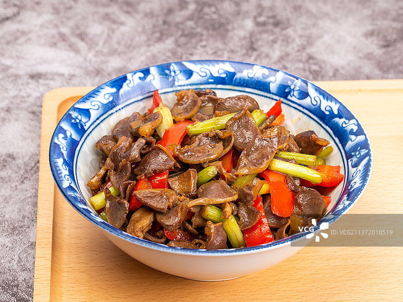 农家小炒鸡杂图片素材