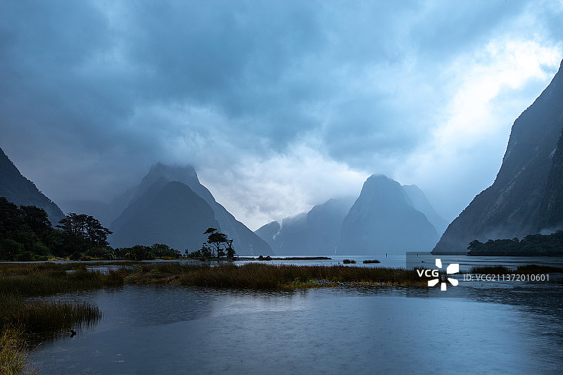 米佛峡湾风光图片素材