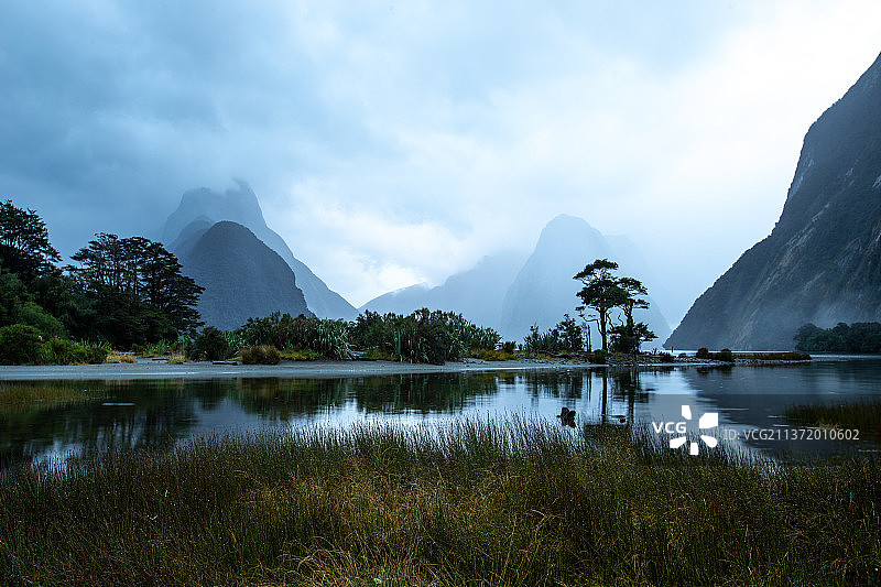 米佛峡湾风光图片素材