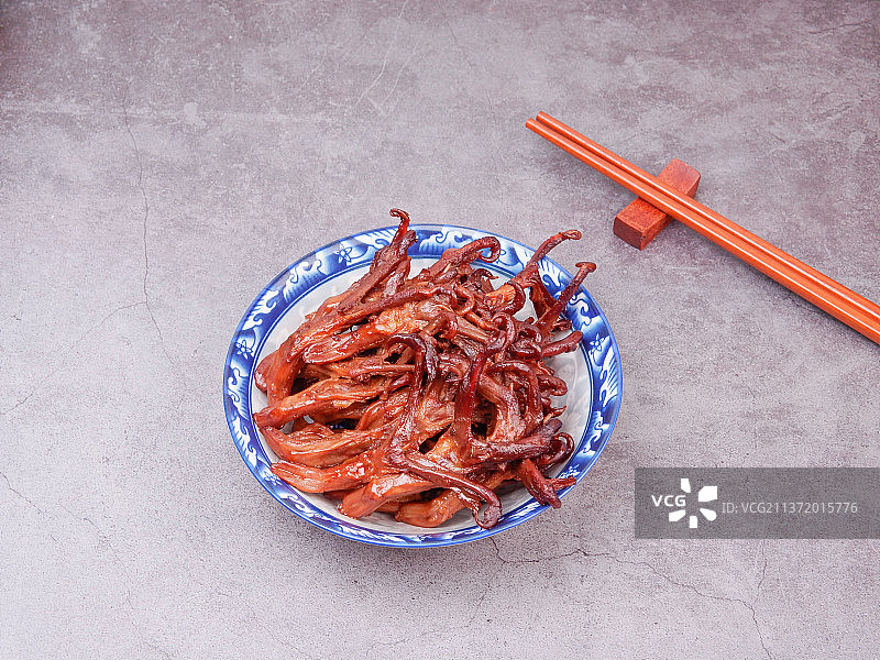 卤鸭舌美食图片素材