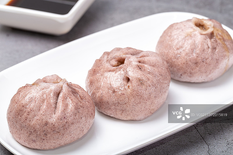 杂粮小笼包图片素材