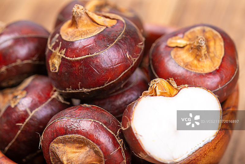 新鲜马蹄水果荸荠图片素材