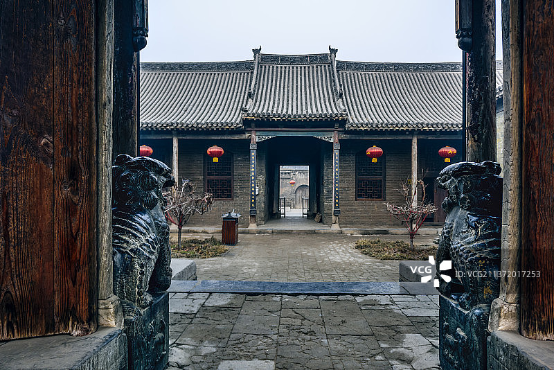 古建筑河南马氏庄园图片素材