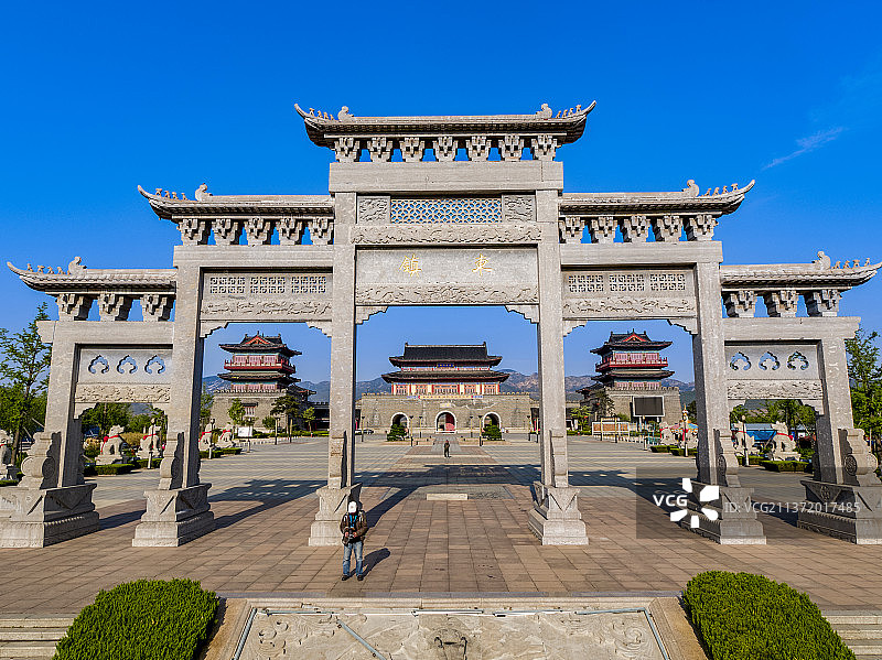 沂山牌坊图片素材
