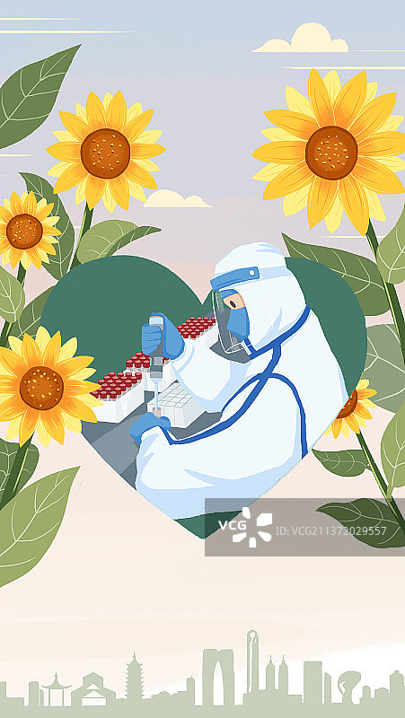 核酸检测图片素材