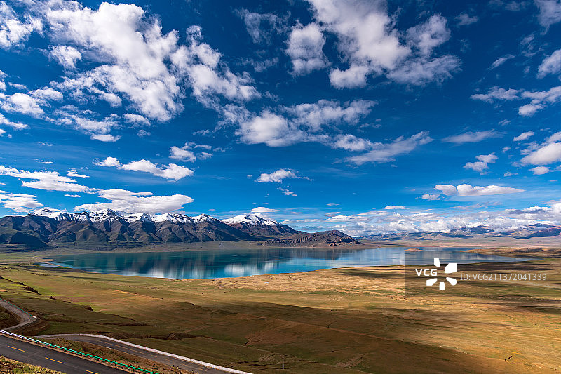 中国西藏那曲尼玛县高原风光122图片素材