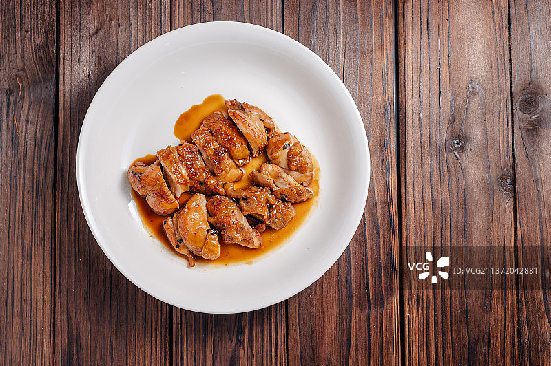 照烧鸡腿肉图片素材