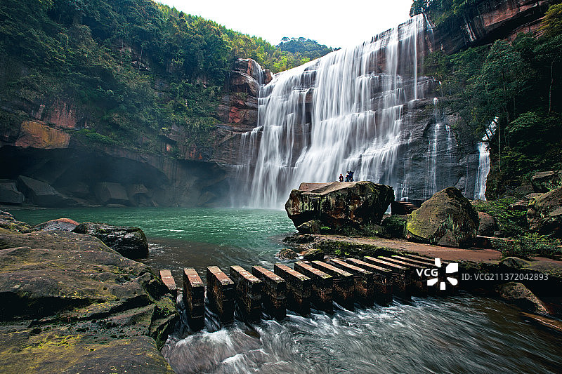十丈洞大瀑布图片素材