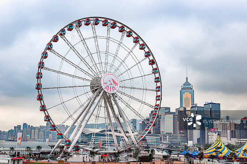香港摩天轮图片素材