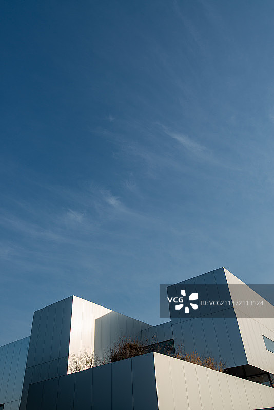 现代几何形状建筑图片素材