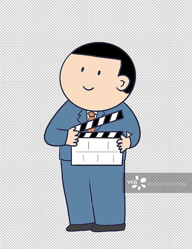 元素：影视行业人员图片素材