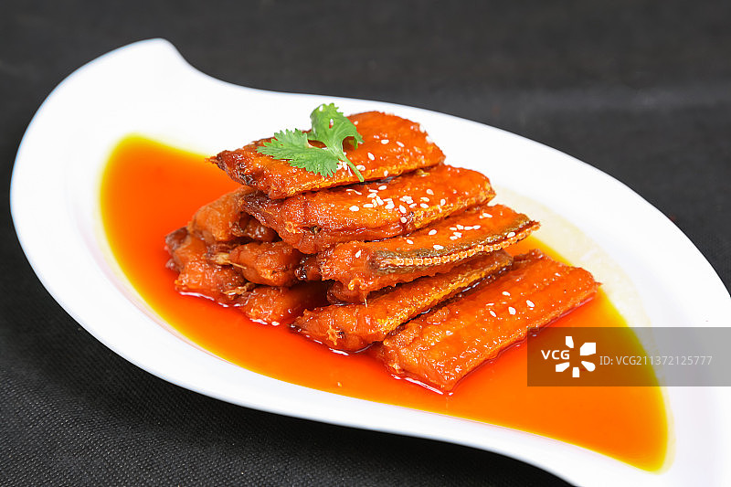 中餐美食-酥骨带鱼图片素材