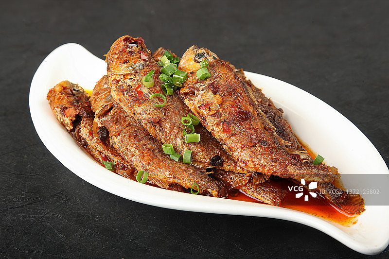 中餐美食-豉香黄花鱼图片素材