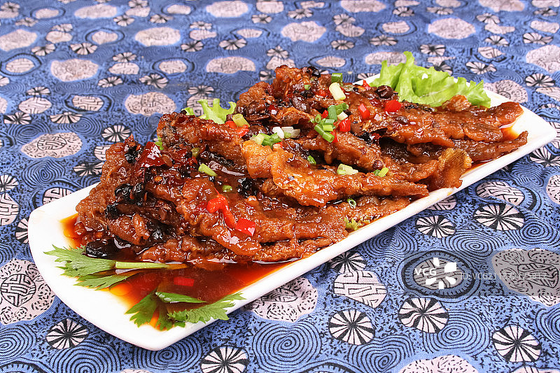 中餐美食-豉香黄花鱼图片素材