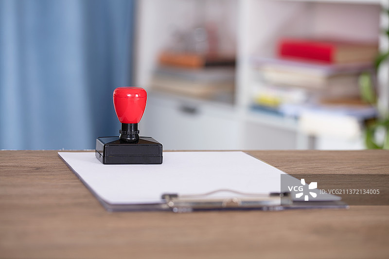 公章在文件上图片素材