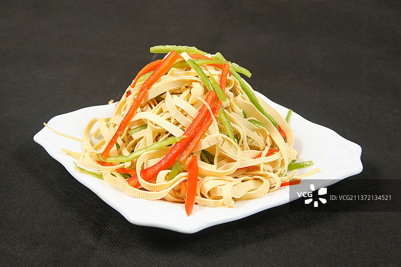中餐美食-凉拌豆腐丝图片素材