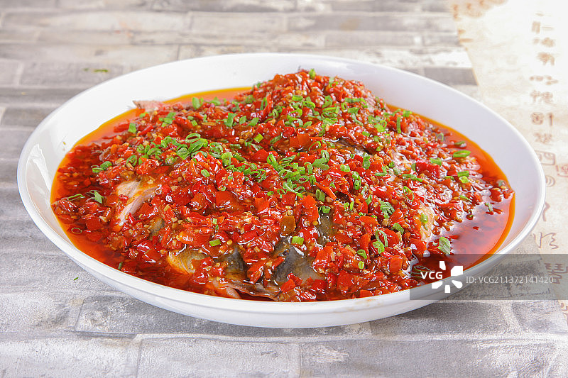 中餐美食-剁椒鱼头图片素材