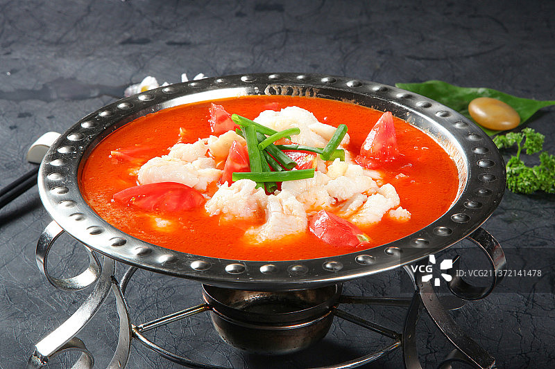 中餐美食-番茄鱼图片素材