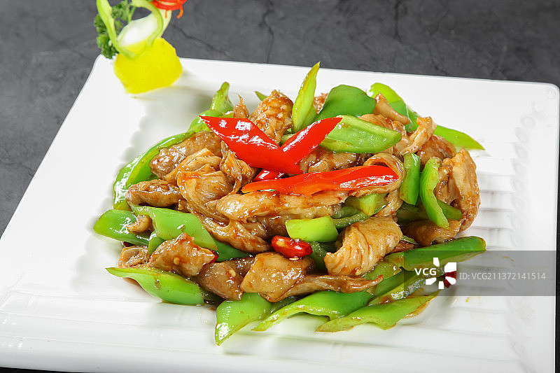 中餐美食-风味烧肥肠图片素材