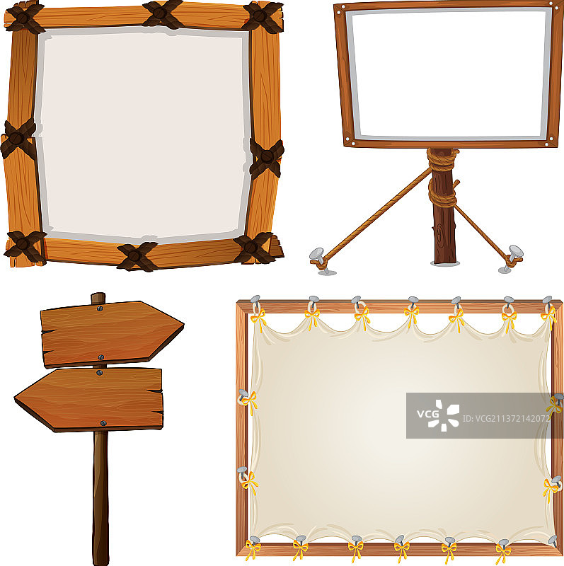木制标牌banner合集图片素材