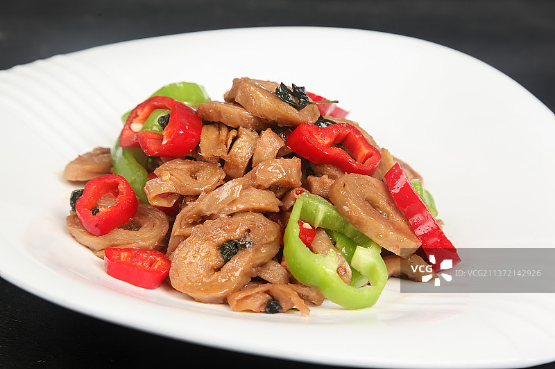 中餐美食-溜肥肠图片素材