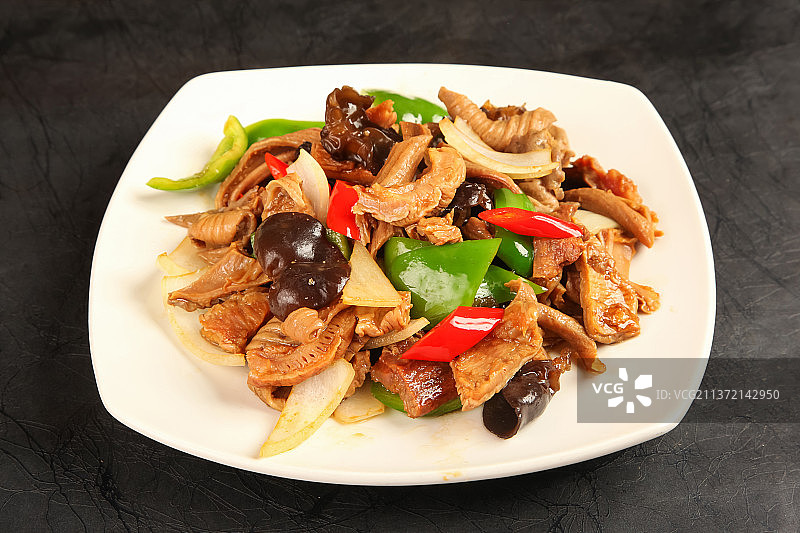 中餐美食-溜肥肠图片素材