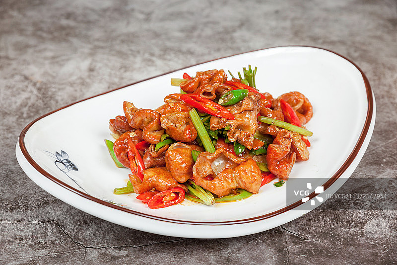 中餐美食-溜肥肠图片素材