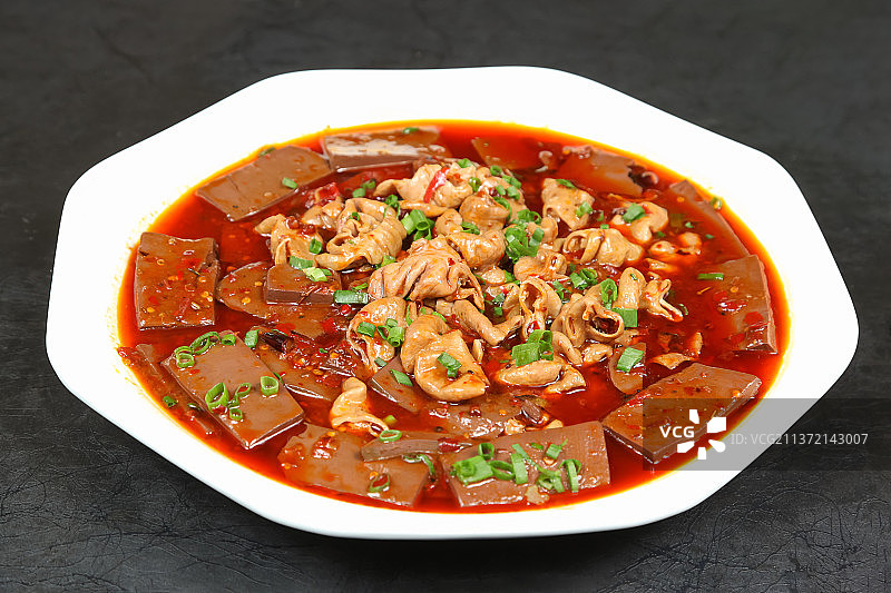 中餐美食-血旺肥肠图片素材