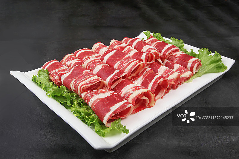 中餐美食-肥牛卷图片素材