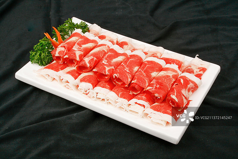 中餐美食-肥牛卷图片素材