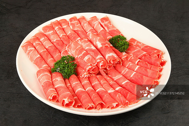 中餐美食-肥牛卷图片素材