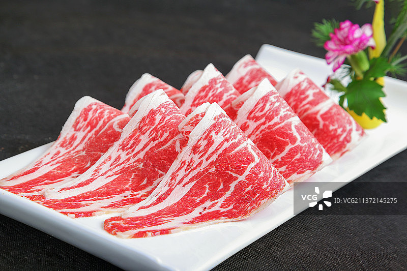 中餐美食-肥牛卷图片素材