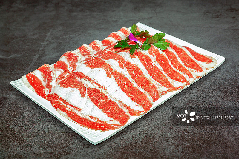 中餐美食-肥牛卷图片素材