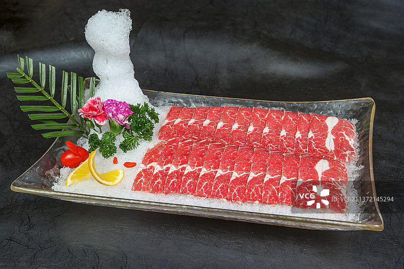 中餐美食-肥牛卷图片素材