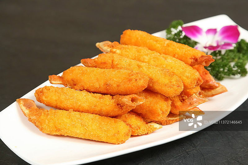 中餐美食-芙蓉蟹腿图片素材