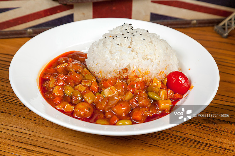 中餐美食-盖浇饭图片素材