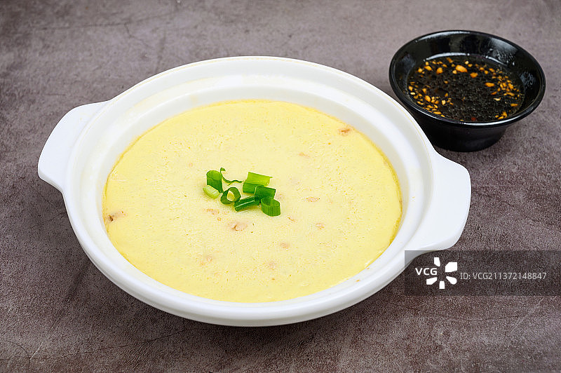 中餐美食-蒸蛋羹图片素材
