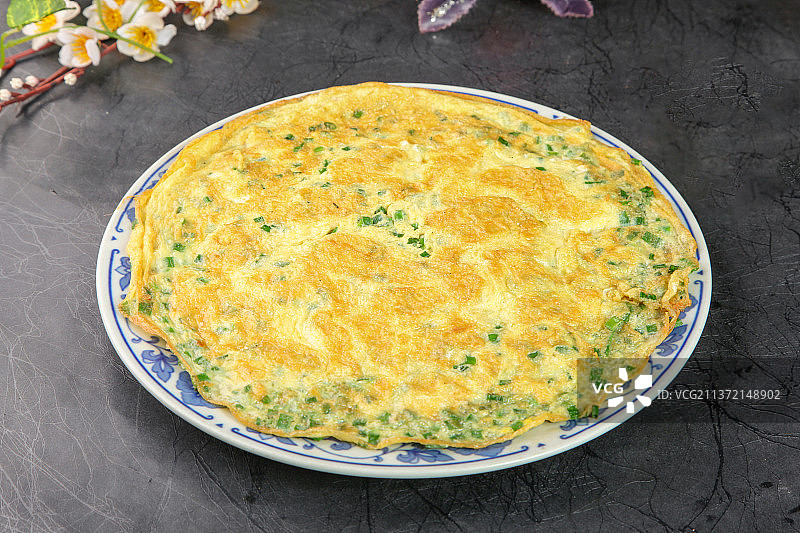中餐美食-煎鸡蛋饼图片素材