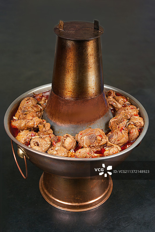 中餐美食-火锅鸡图片素材